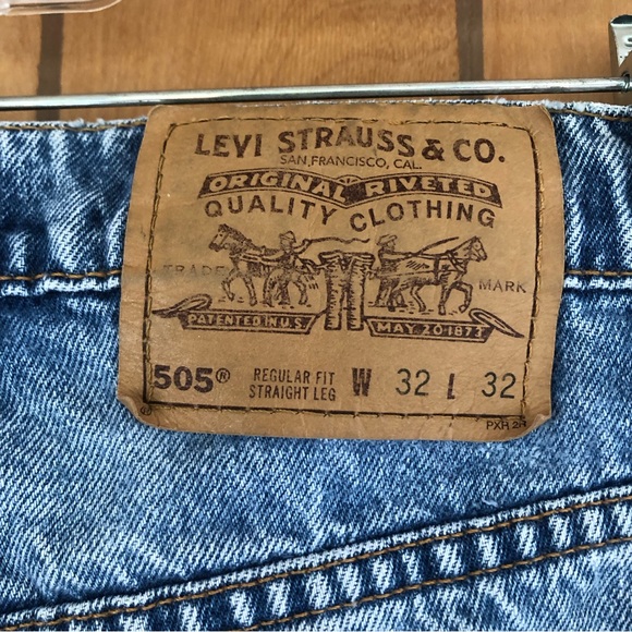 Vintage Levi’s 505 Jeans Orange Tab 90 Straight Leg - Picture 9 of 13